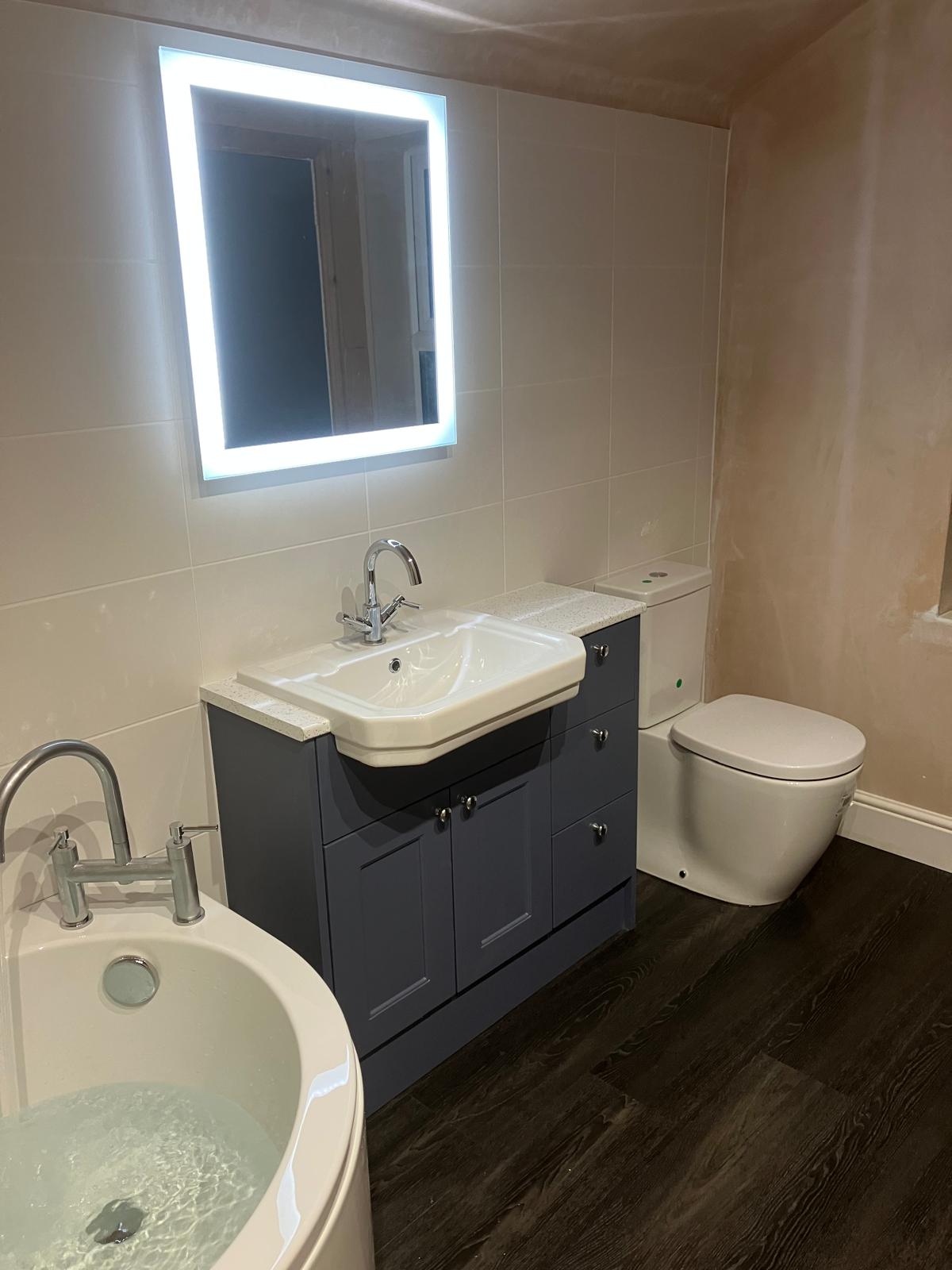 Bathroom upgrade near Northampton – Mixergy cylinder installation
