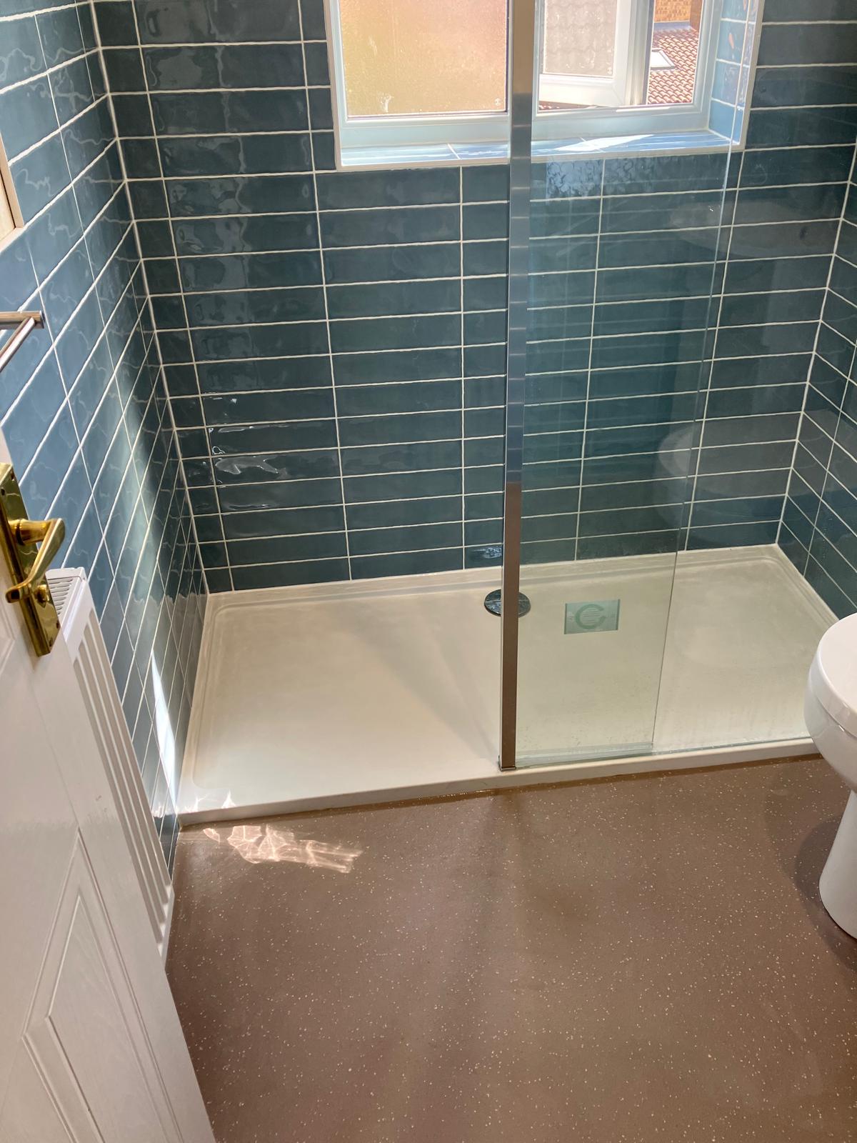 Low level shower room near Northampton – Altro safety flooring (1)