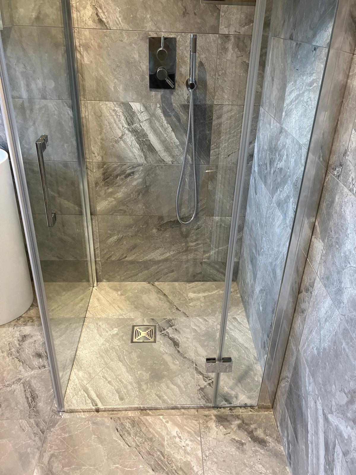 Wet room fitting near Northampton – Luso Stone bathroom (6)