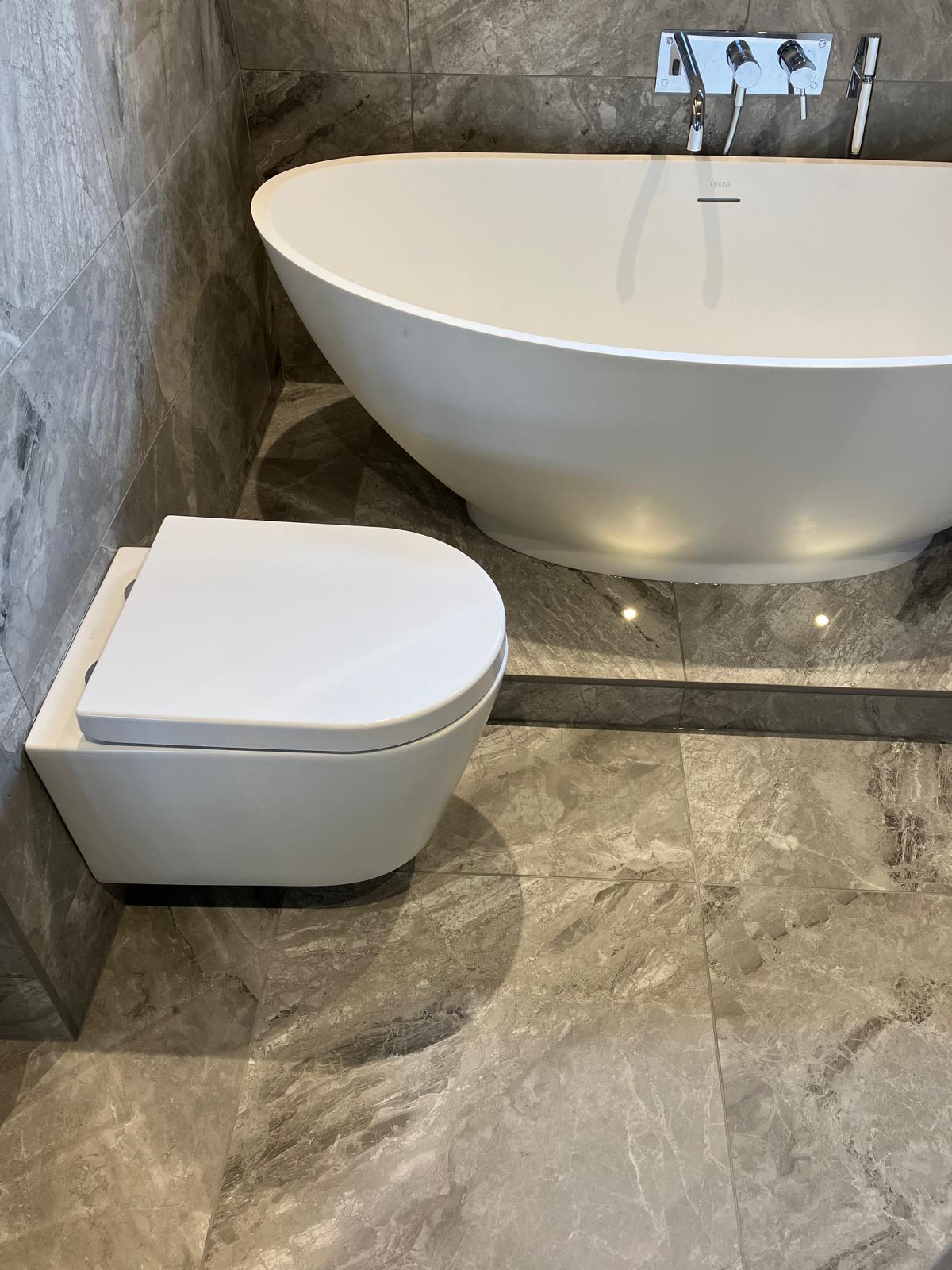Wet room fitting near Northampton – Luso Stone bathroom (7)